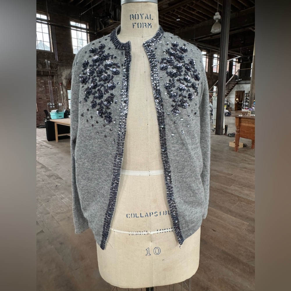 Vintage Beaded Sweater